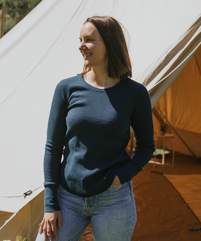 Botanical Long Sleeve Waffle